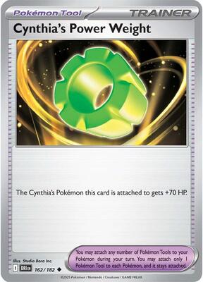Cynthia's Power Weight