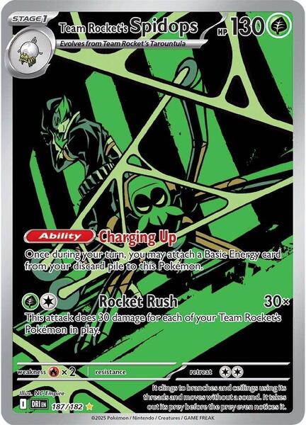 Team Rocket's Spidops card image