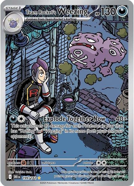 Team Rocket's Weezing card image