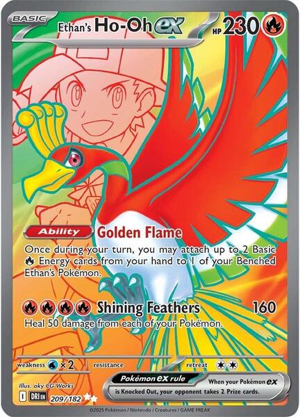 Ethan's Ho-Oh ex card image