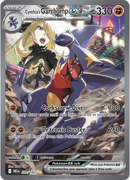 Cynthia's Garchomp ex - Destined Rivals - pokemon