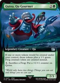 Quina, Qu Gourmet (Extended Art) (Foil)