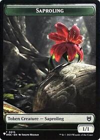 Saproling // Sliver Double-Sided Token