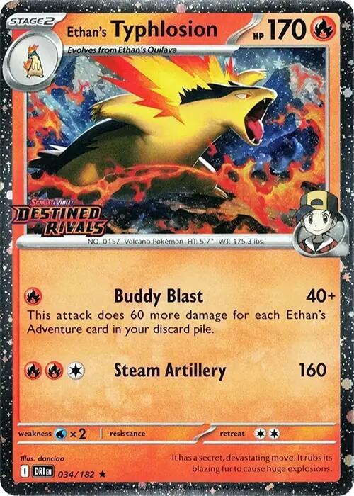 Ethan's Typhlosion (Prerelease) 034/182 from Miscellaneous Cards & Products