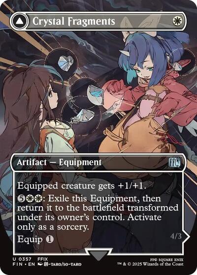 Crystal Fragments Borderless