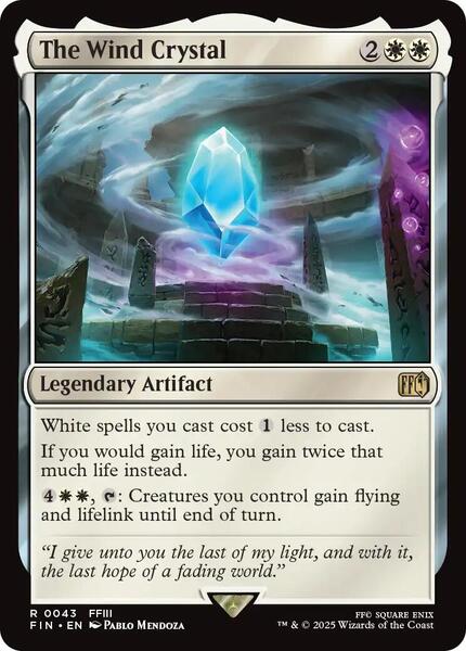 The Wind Crystal - FINAL FANTASY - Magic: The Gathering