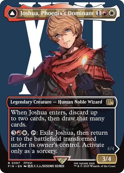 Joshua, Phoenix's Dominant (Borderless) - FINAL FANTASY