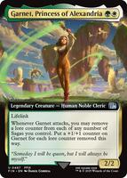 mtg アレクサンドリアの王女、ガーネット 英語　拡張foil Garnet, Princess of Alexandria (Extended Art) - FINAL
