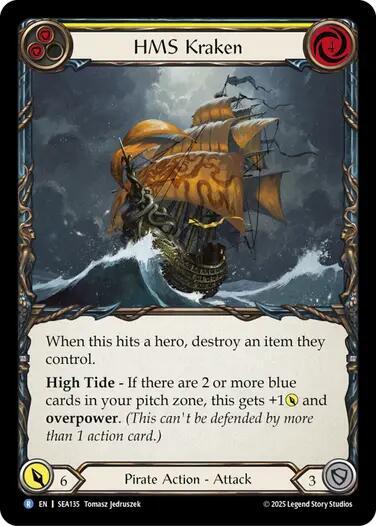HMS Kraken - High Seas - Flesh and Blood TCG - TCGplayer.com