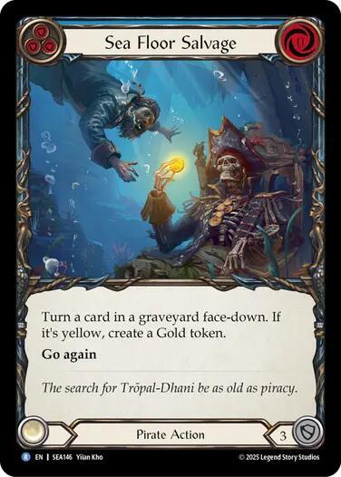 その他 FAB Sea Floor Salvage Cold Foil Sea Floor Salvage - High Seas - Flesh and Blood TCG - TCGplayer.com