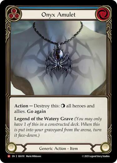 その他 Flesh and Blood Onyx Amulet Onyx Amulet - High Seas - Flesh and Blood TCG - TCGplayer.com