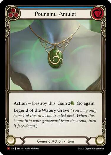 その他 Flesh and Blood Pearl Amulet High Seas Pounamu Amulet - High Seas - Flesh and Blood TCG - TCGplayer.com