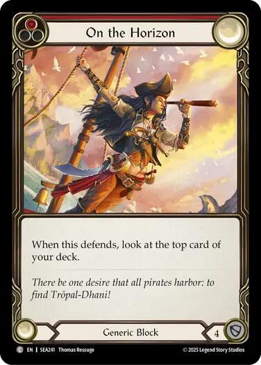 On the Horizon (Red) - High Seas - Flesh and Blood TCG - TCGplayer.com