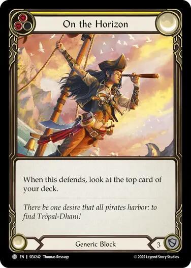 On the Horizon (Yellow) - High Seas - Flesh and Blood TCG