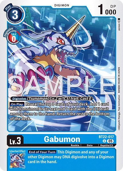 Gabumon - Cyber Eden - Digimon Card Game