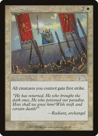 Knighthood - Urza's Legacy - Magic: The Gathering card