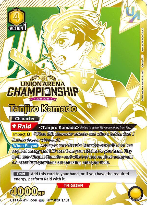 Tanjiro Kamado (Regionals 25-26) - Union Arena Promotion Cards