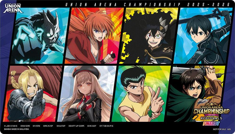 Union Arena Regionals 25-26 Finalist Playmat - Bandai Playmats