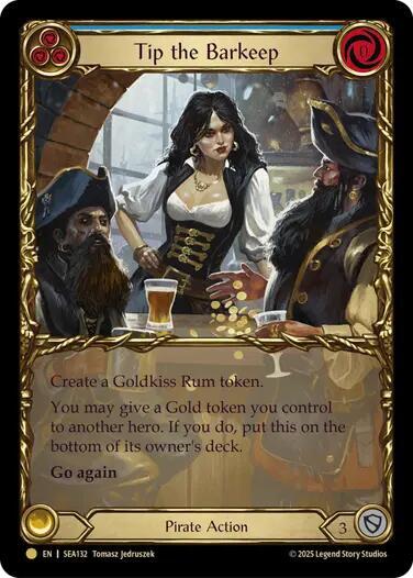その他 Flesh and blood Tip the Barkeep Tip the Barkeep (Treasure) - High Seas - Flesh and Blood TCG