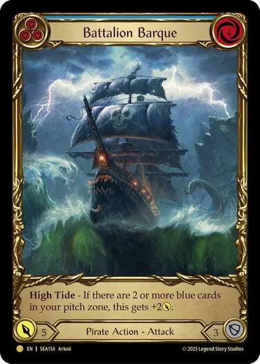 Flesh and Blood 蒼海の大覇船 cold foil Conquer Flesh and Blood 蒼海の大覇船 cold foil Conquer