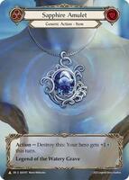 その他 Flesh and Blood Pearl Amulet High Seas Sapphire Amulet (Treasure) - High Seas - Flesh and Blood TCG