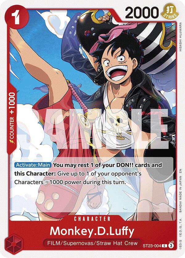 MonkeyDLuffy onepiece card
