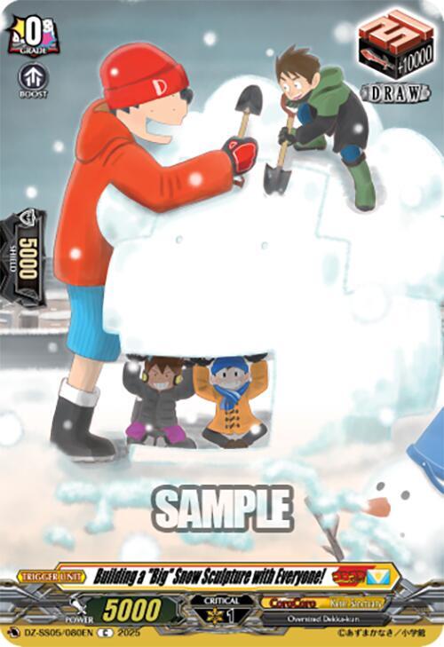 Building a "Big" Snow Sculpture with Everyone!