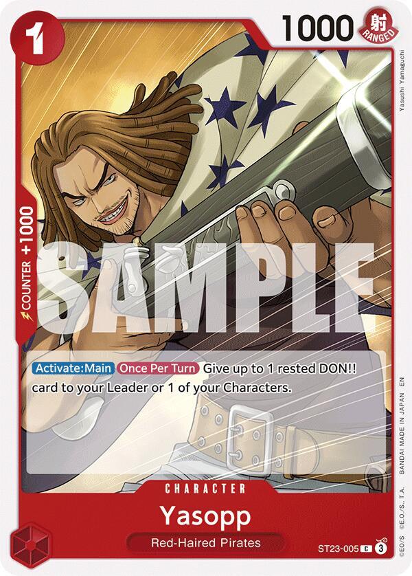 Yasopp onepiece card