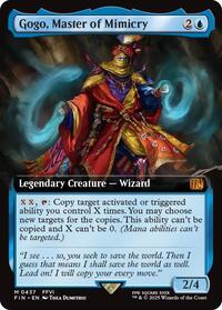 Gogo, Master of Mimicry (Extended Art) (Foil)