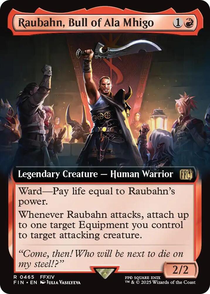 Raubahn, Bull of Ala Mhigo (Extended Art) - FINAL FANTASY - Magic