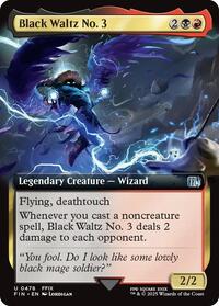 Black Waltz No. 3 (Extended Art) (Foil)