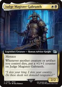 Judge Magister Gabranth (Extended Art) (Foil)