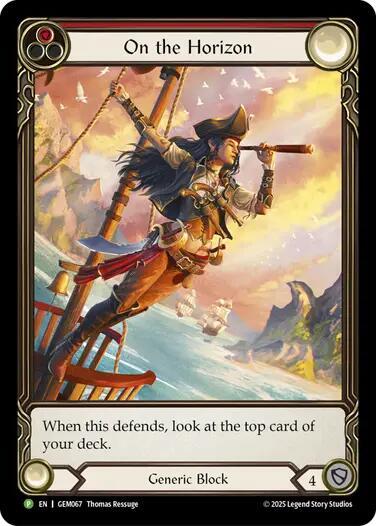 On the Horizon (Red) - GEM Pack 2 - Flesh and Blood TCG