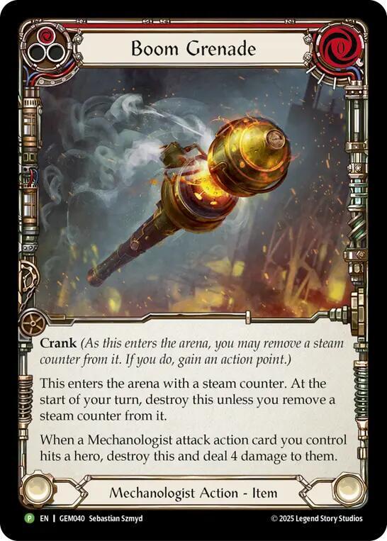 Boom Grenade (Red) - GEM Pack 2 - Flesh and Blood TCG - TCGplayer.com