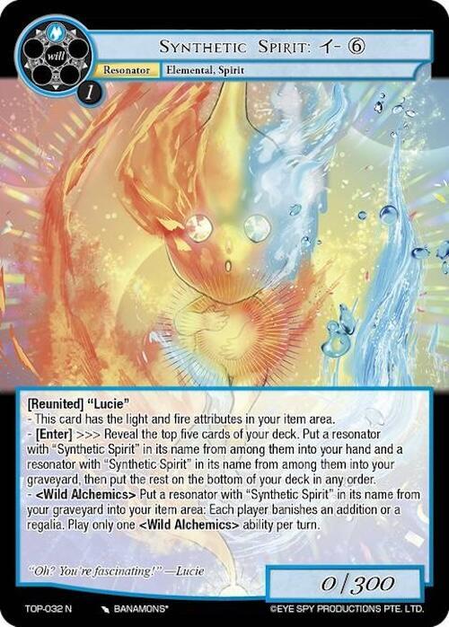 Synthetic Spirit: i-(6)