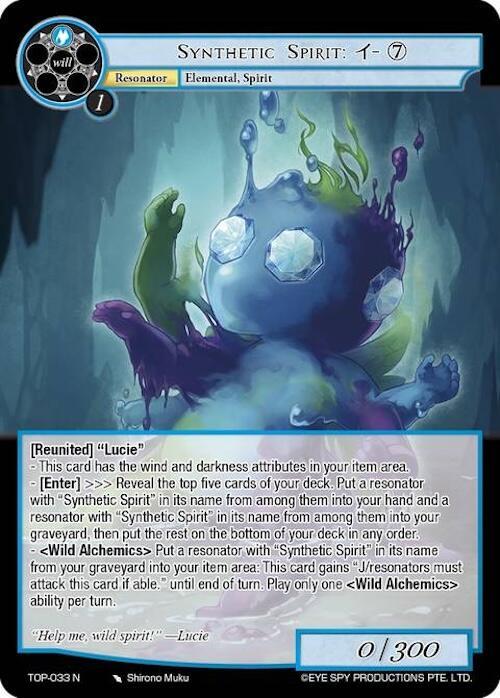 Synthetic Spirit: i-(7)