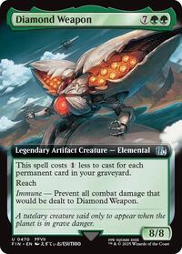 Diamond Weapon (Extended Art) - FINAL FANTASY - Magic: The Gathering card