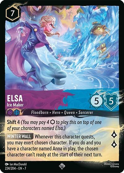 Elsa - Ice Maker (224/204) - Illumineer's Quest: Palace