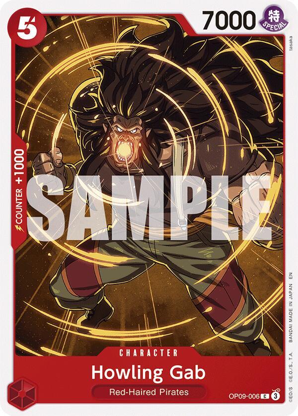Howling Gab Reprint onepiece card