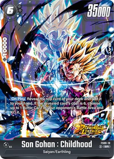 Son Gohan : Childhood Starter Deck 9: Shallot Super Rare Dragon Ball card — value and price