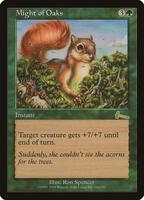 Might of Oaks - Urza's Legacy - Magic: The Gathering