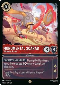 Monumental Scarab - Skittering Statue