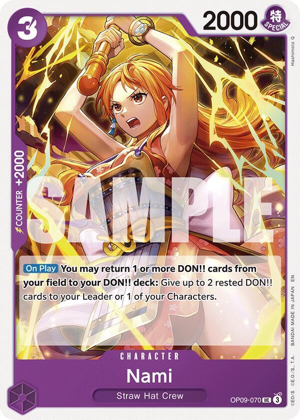 Nami Reprint onepiece card