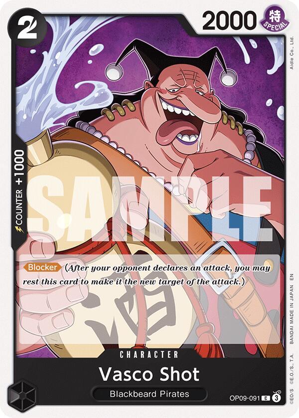 Vasco Shot Reprint onepiece card