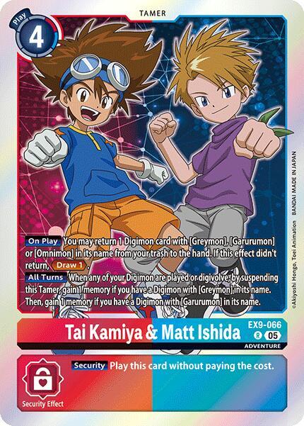 Tai Kamiya & Matt Ishida - Versus Monsters - Digimon Card Game