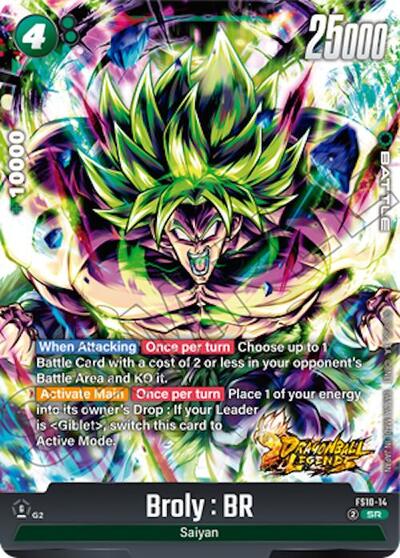 Broly : BR Starter Deck 10: Giblet Super Rare Dragon Ball card — value and price
