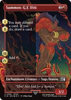 shiva mtg card Jill, Shiva's Dominant Art Card [FINAL FANTASY Art Series] – Red Claw Gaming main image 1