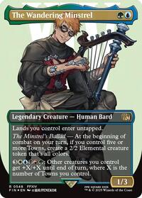 The Wandering Minstrel (Borderless) (Surge Foil) (Foil)