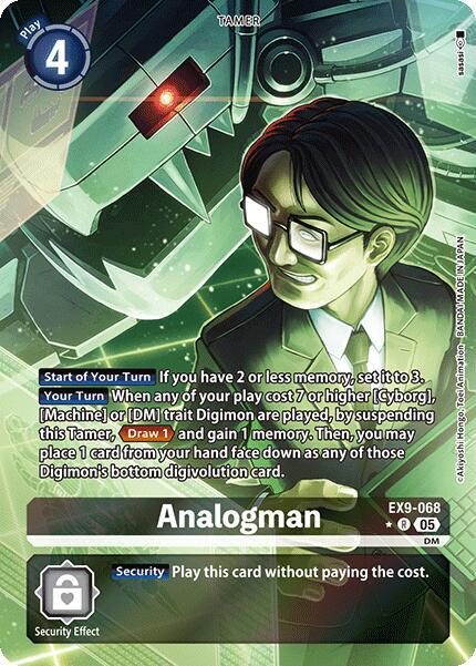 Analogman Alternate Art digimon card