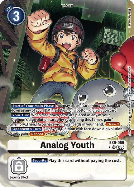 Analog Youth Alternate Art digimon card
